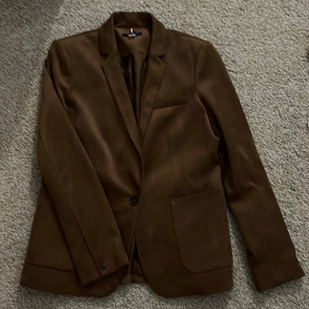 Tommy Hilfiger suede blazer
